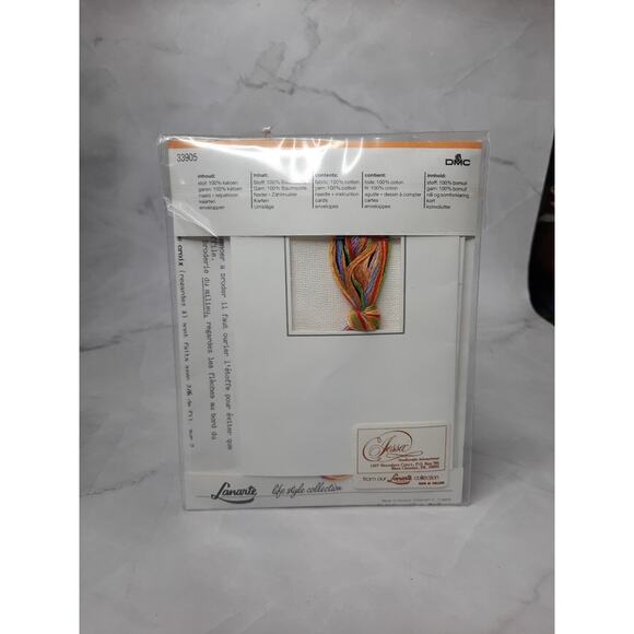 Lanarte Life Style Collection Cross Stitch Greeting Card Kit Babies Birth Cards - Picture 8 of 8